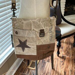 Myra Bag Leather Star Cross Body Bag